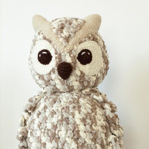 Henry the Great Horned Owl - Crochet Pattern (PDF Instant Download)