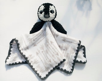 Baby Penguin Lovey -Crochet Pattern (PDF Instant Download)