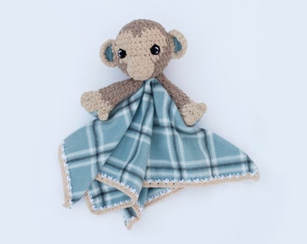 Baby Monkey Lovey - Crochet Pattern (PDF Instant Download)