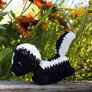 Chubby Skunk Crochet Pattern (PDF Instant Download)