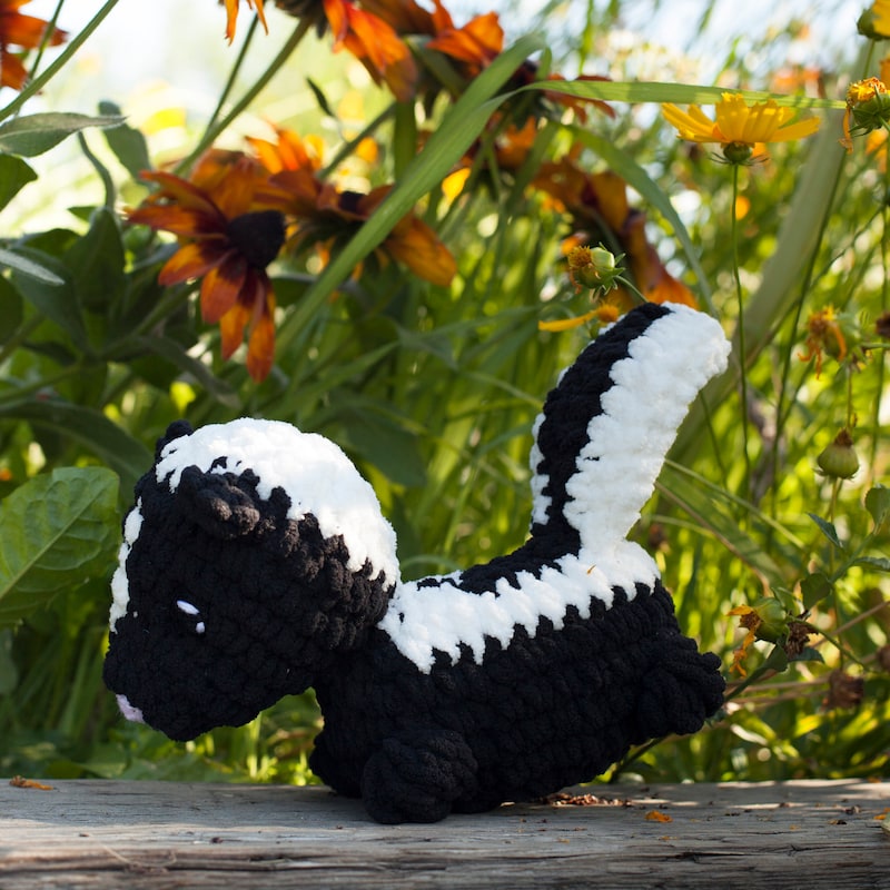 Crochet Skunk - Etsy