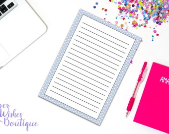 Cloud Writing Paper A5 Stationery