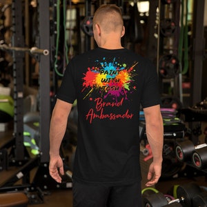 Clothing - Brand Ambassador - Paint With Josh Short-sleeve unisex cotton t-shirt