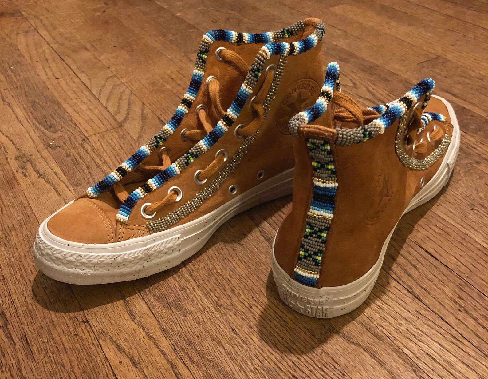 Beaded Converse Etsy