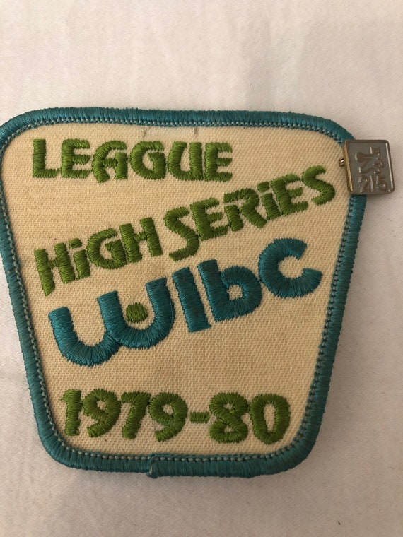 Vintage bowling league patch WIBC 1979-1980