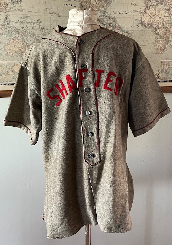 Vintage wool flannel baseball Gem