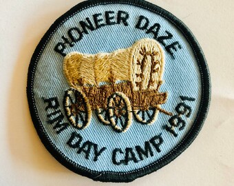 Vintage Pioneer Daze Patch c 1991