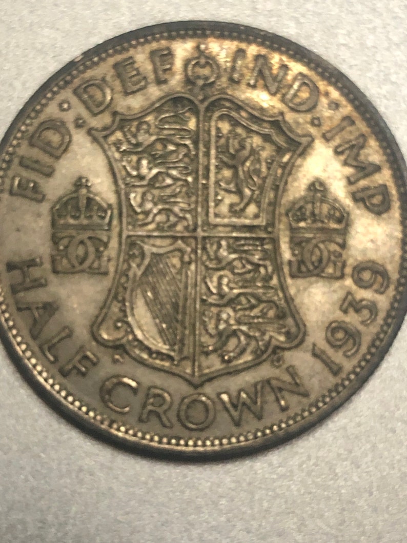 1939 King George half crown