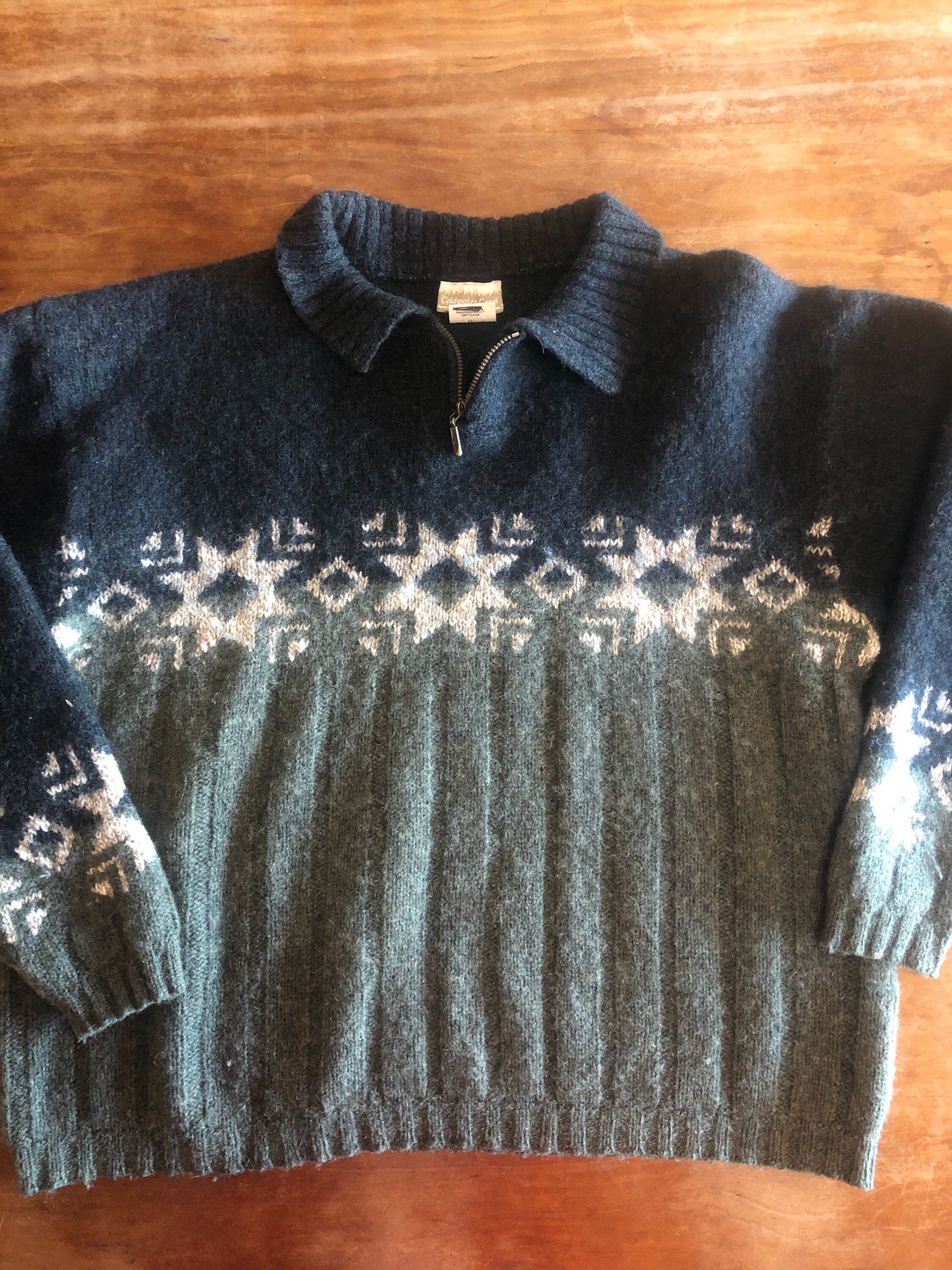 Vintage Coldwater Creek Fair Isle 