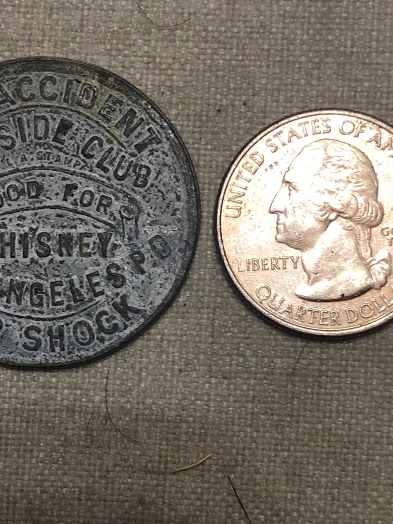 Vintage Lakeside Club voucher coin