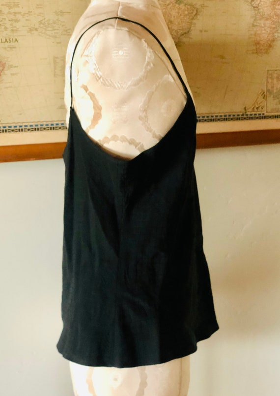 Vintage 100% silk black camisole from The Broadwa… - image 3