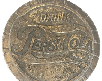 Pepsi Cola brass belt buckle