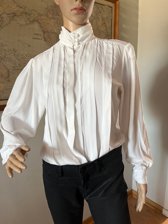 Vintage Marlis by Elle white blouse