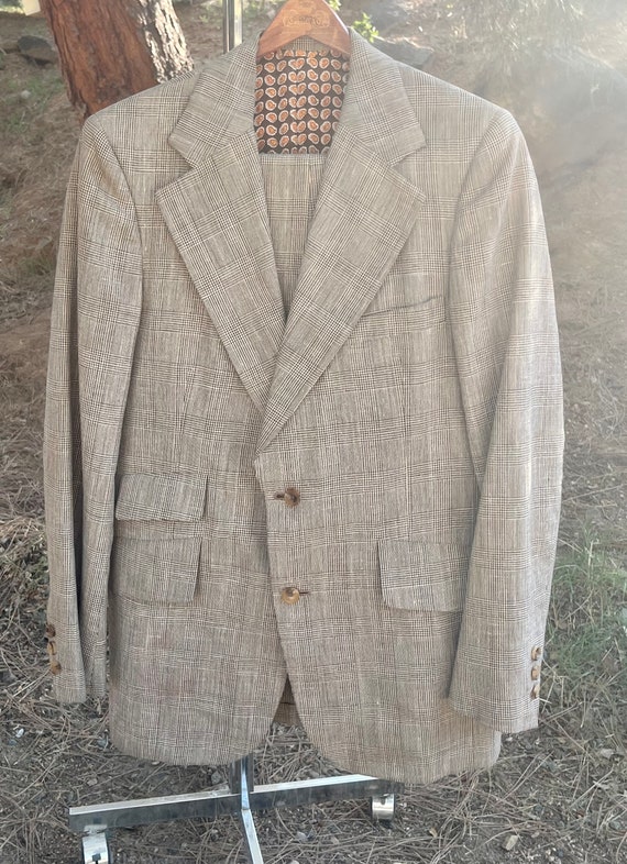 True vintage Carroll and  Company men's glen check