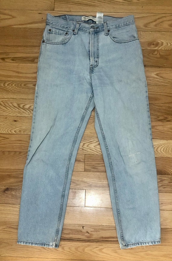 Vintage Levi s 32x32 Light Wash Denim 550s Etsy UK