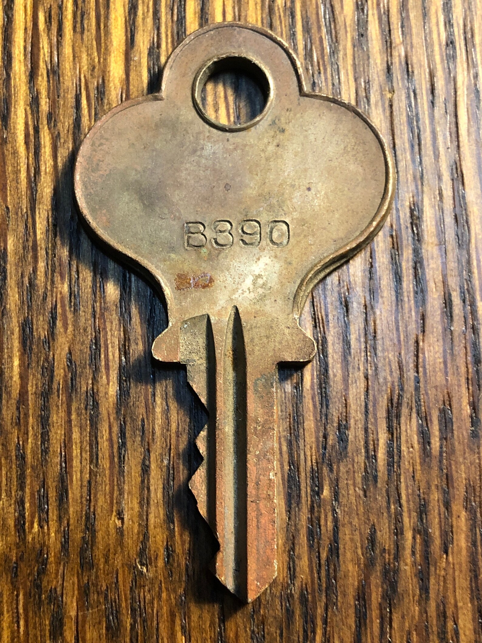 Vintage Eagle Lock Co Brass Key B890 Etsy