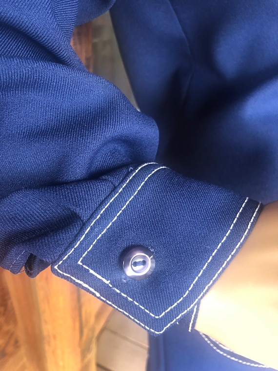 Vintage Sissies California blue double knit leisu… - image 4