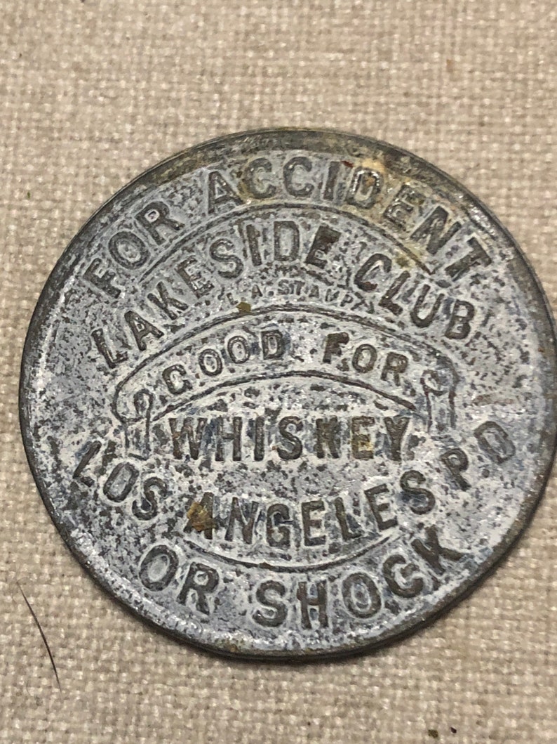 Vintage Lakeside Club voucher coin