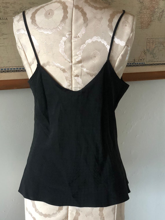 Vintage 100% silk black camisole from The Broadwa… - image 4