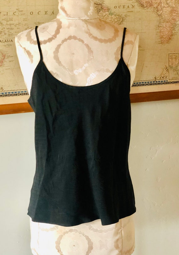 Vintage 100% silk black camisole from The Broadwa… - image 1