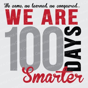 100 Days Smarter SVG