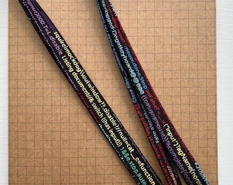 Programming code/ Computer fabric lanyard