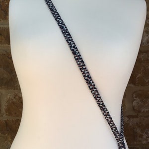 Fabric Crossbody Phone Strap with Metal Clasp