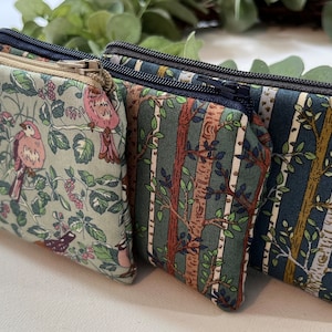 Monedero/cartera - Tela Liberty Woodland Walk