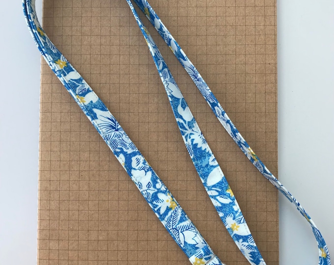 Liberty Niki Wildflower fabric skinny lanyard