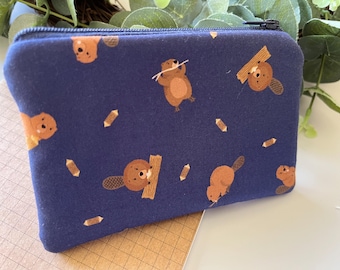 Coin purse - Beaver fabric