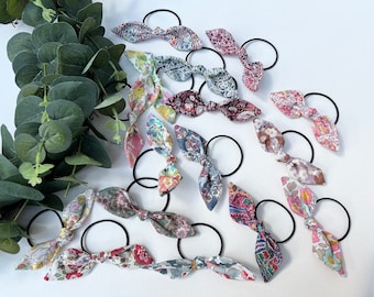 Little bow knot hair tie - Liberty Tana fabrics