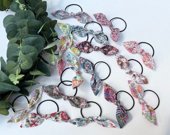 Little bow knot hair tie - Liberty Tana fabrics