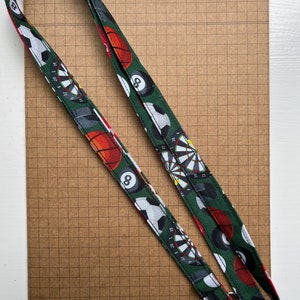 Coach / PE / Sports Teacher skinny fabric lanyard