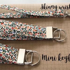Keyfob or wristlet key chain - Liberty Newland fabric
