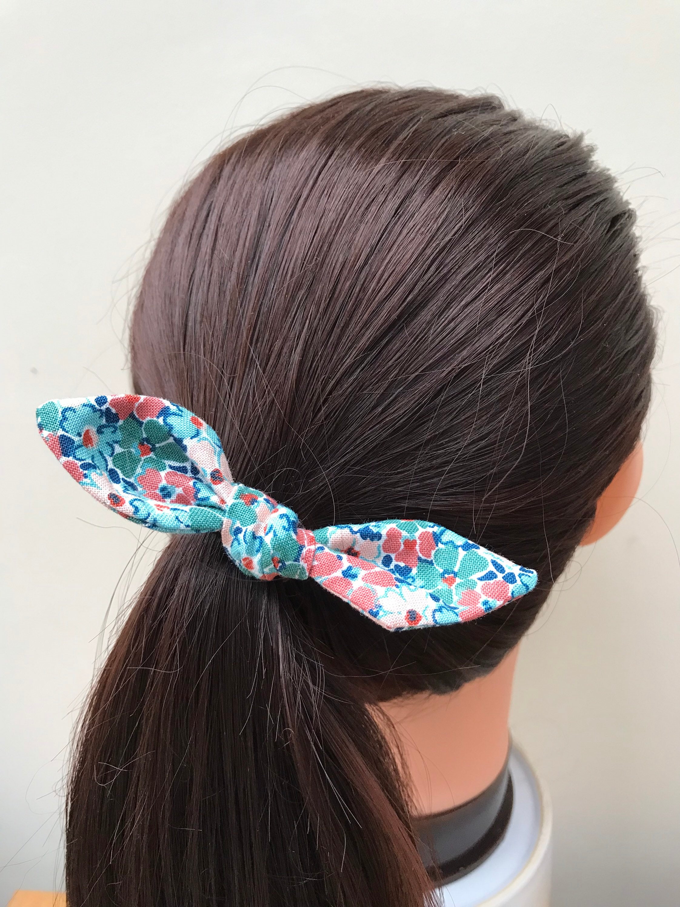Little Bow Knot Hair Tie Liberty Fabrics Etsy