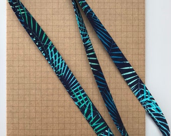 Club Tropicana skinny fabric lanyard
