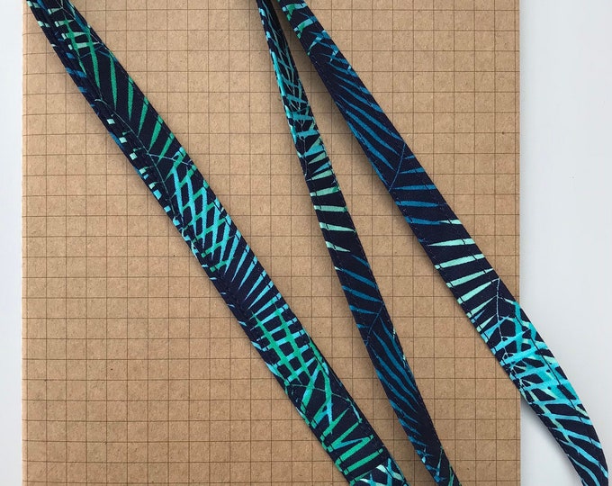 Club Tropicana skinny fabric lanyard