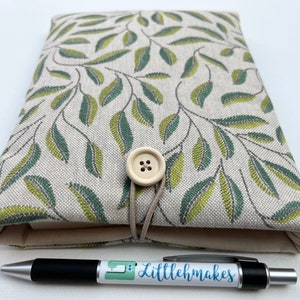 Grünes Blatt Stoff Buch Kindle Tasche