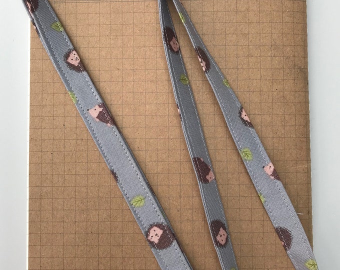 Hedgehog fabric lanyard