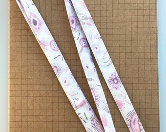 Microbes/ Biology/ Science/ STEM fabric lanyard