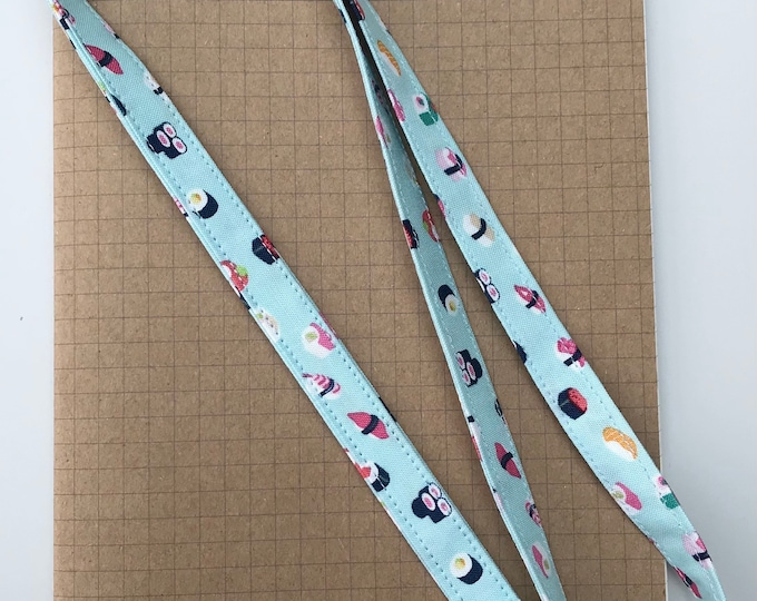 Sushi fabric lanyard