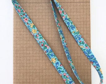 Liberty Collectors Home - Campion Meadow fabric skinny lanyard