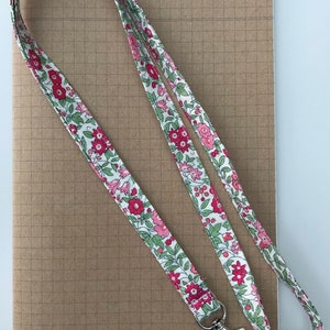 Liberty Cottage Garden - Tour de cou myosotis rose en tissu