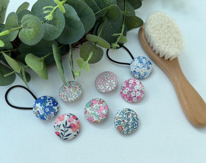 Spring hair bobble - Liberty tana fabrics