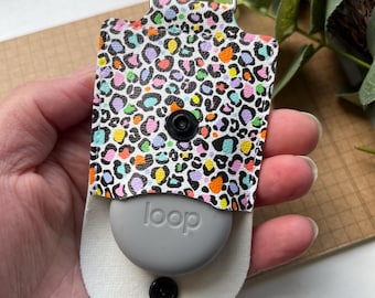 Loop Earplugs holder - faux leather