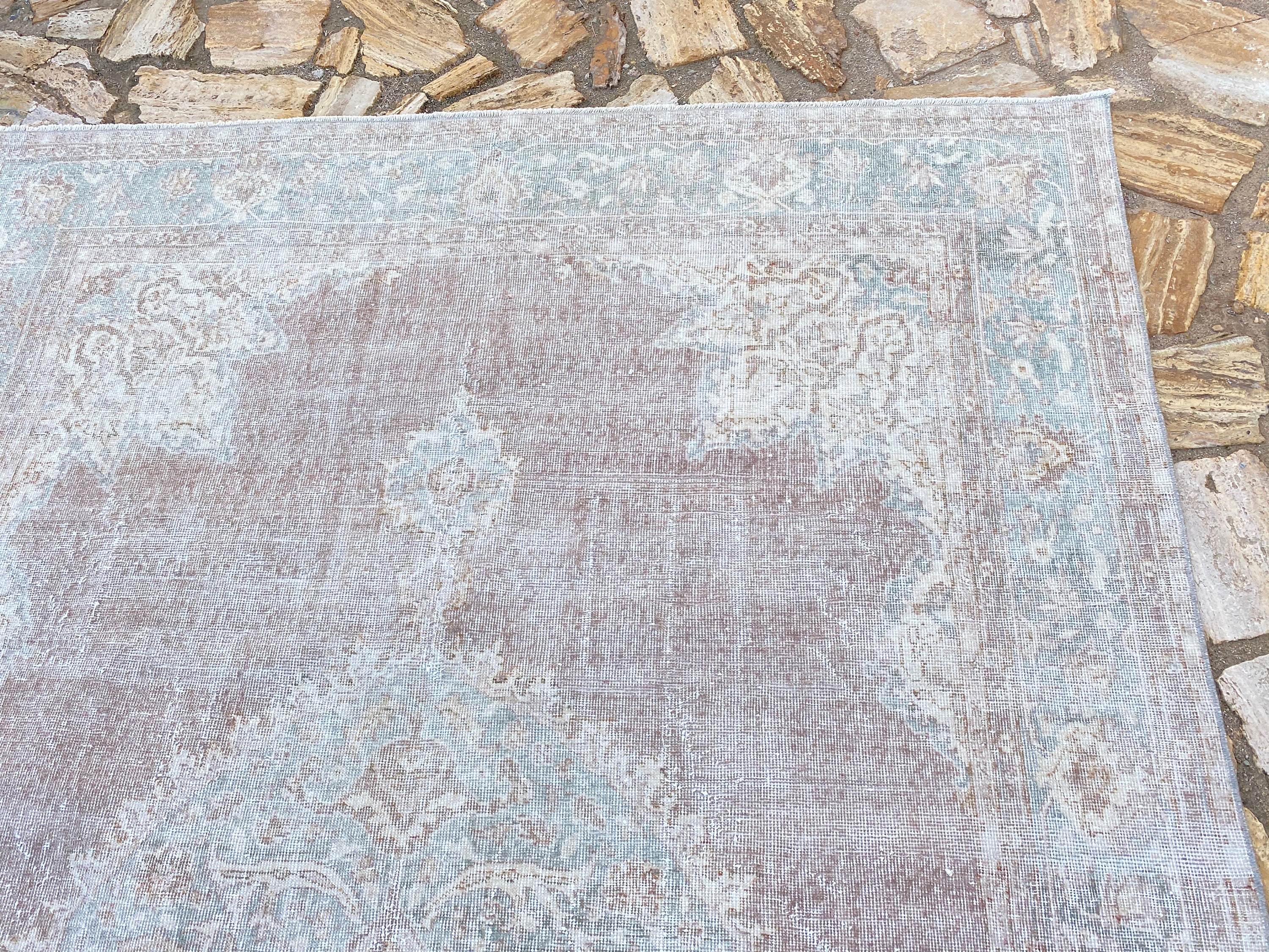 Grün verblasste Teppiche Teppiche Boho Teppiche 67 x 102 | Etsy