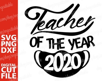 Download Teacher Of The Year Svg Etsy