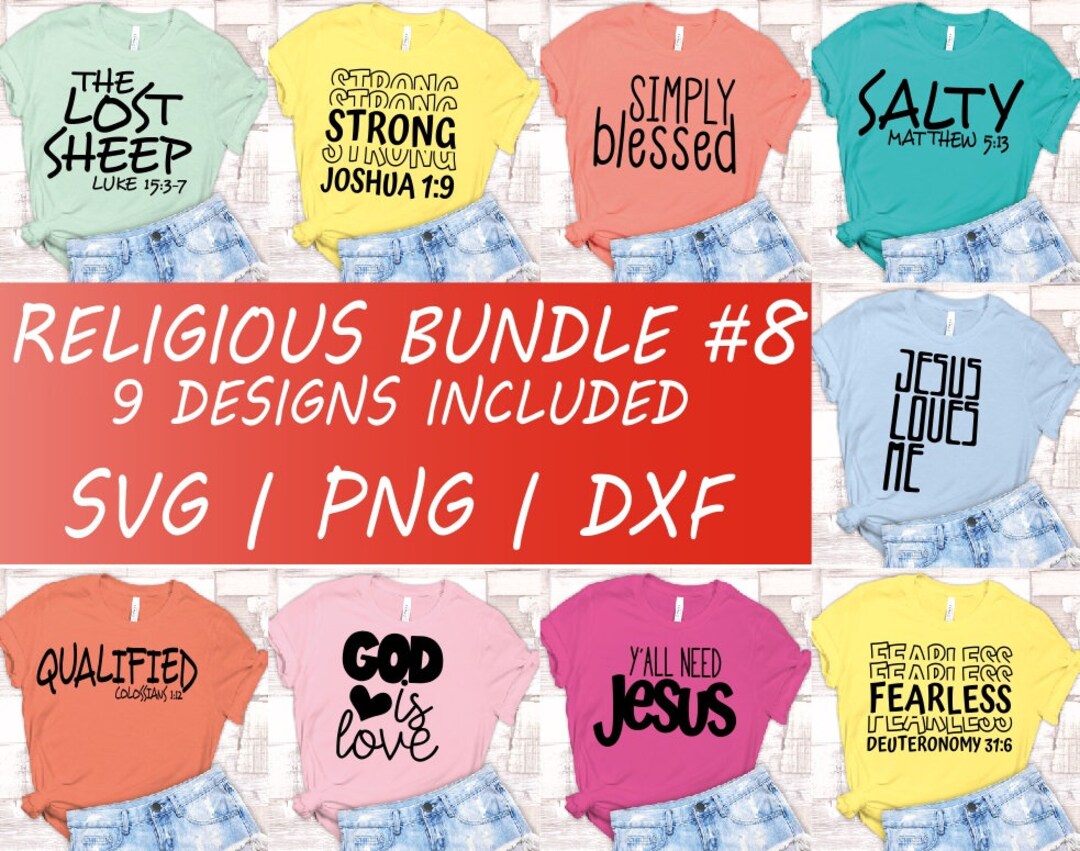 Christian Bundle Svg, Jesus Svg, Christian Svg, Faith Svg, Bible Verse ...