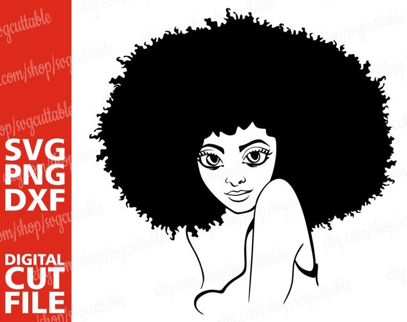 Download Black nasty girl afro svg bra svg afro lady svg file | Etsy