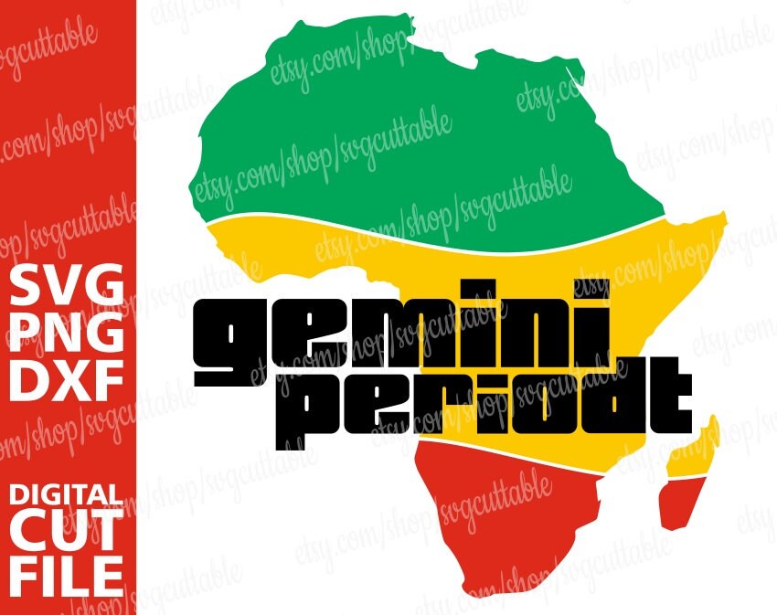 Download Gemini Periodt Svg Zodiac Sign Svg Black Woman Svg Black Girl Magic Horoscope Svg Digital Download Silhouette File For Cricut Vector